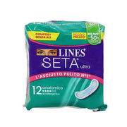 LINES SETA ULTRA ANATOMICO 12 PZ. ASSORBENTI NUOVO