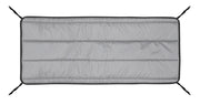 Cuscino trapuntato impermeabile grigio scuro per sedia da giardino AIO FACTORY 100x50 cm