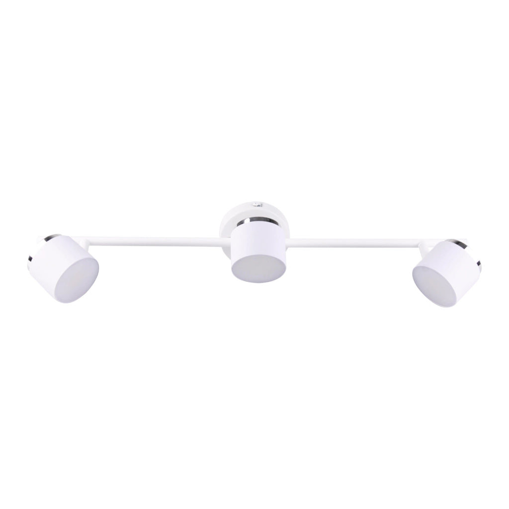 Lampada parete-soffitto orientabile LED 3x 3000K bianca Polux