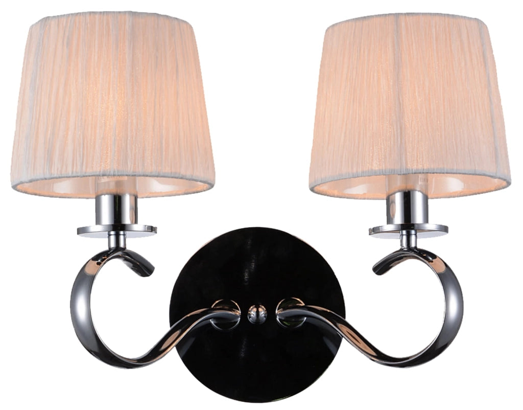 Applique Candellux Clara 22-21564 2xE14 cromo bianco