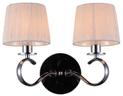 Applique Candellux Clara 22-21564 2xE14 cromo bianco