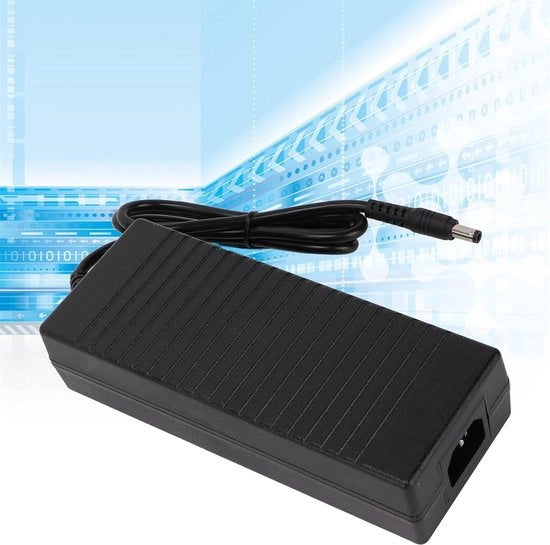 Adattatore di alimentazione 12V 10A 3-pins interfaccia 120W AC in DC per striscia LED camera - Adattatore di alimentazione universale AC in DC 100V-240V - Adattatore AC/DC multifunzionale 12V 10A - Adattatore AC in DC con interfaccia 3-pins
