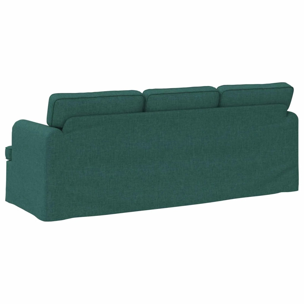 Divano Verde Scuro 201 x 80 x 85 cm Tessuto