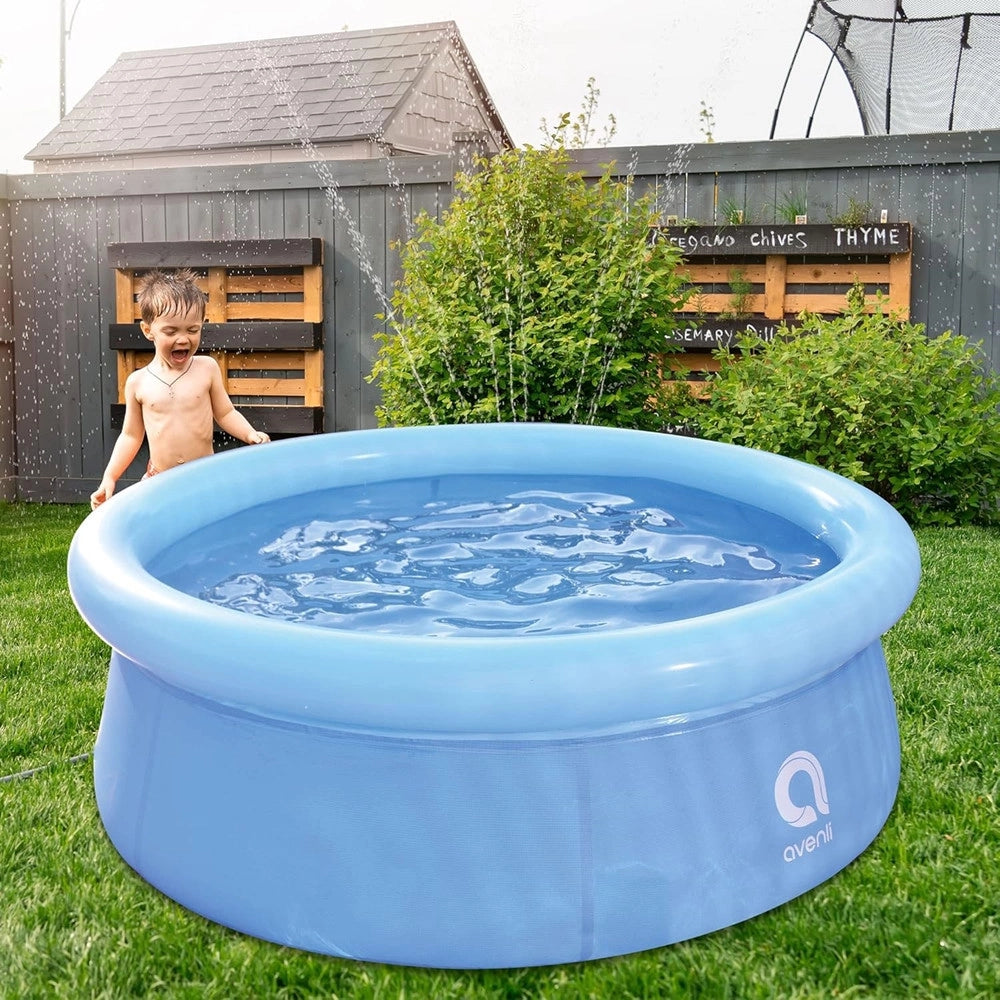 Trade Shop - Piscina Anello Gonfiabile Per Famiglia 168x51cm Fuori Terra Esterni Cortile 016179 -