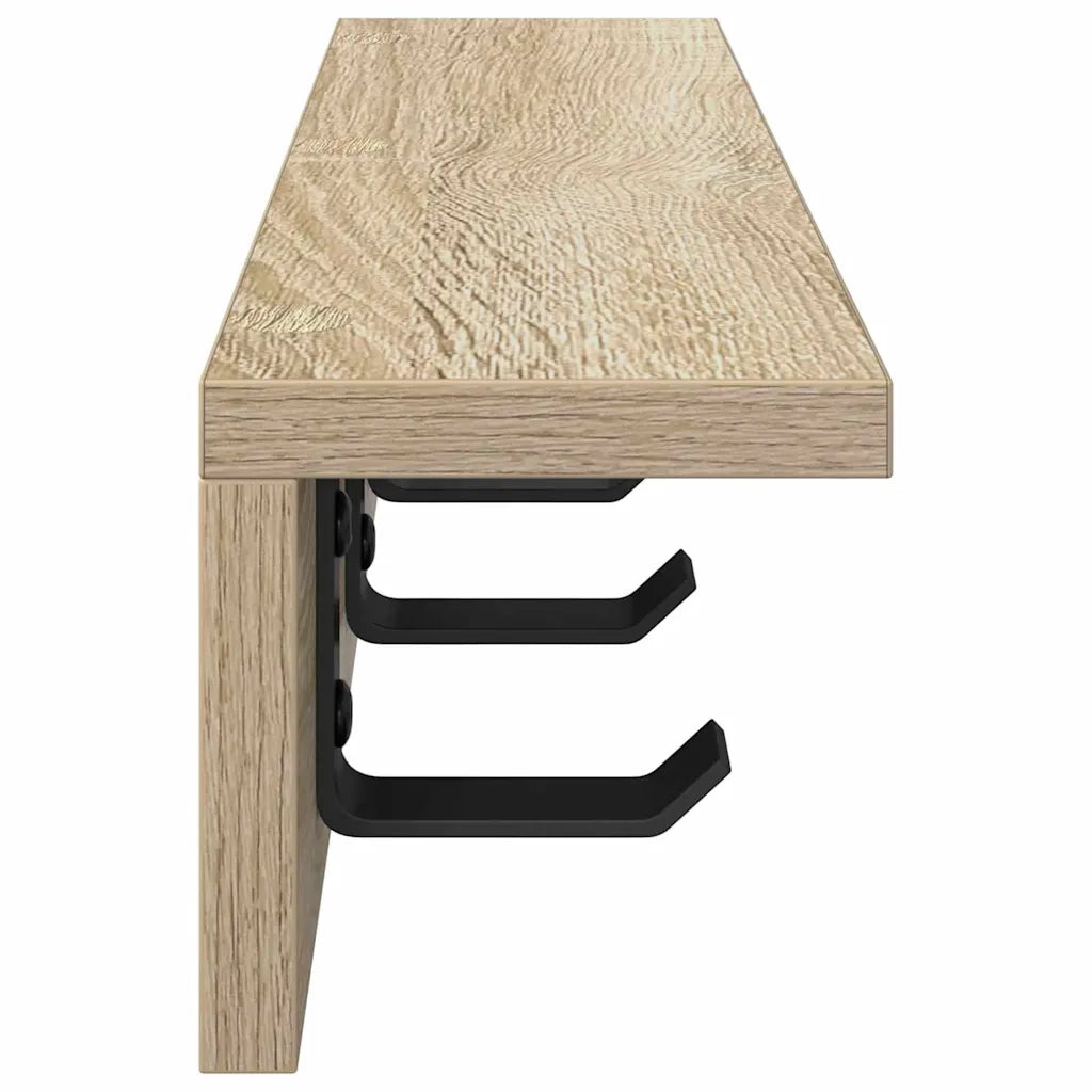 Appendiabiti a muro Rovere Sonoma 40 x 10,5 x 10,5 cm CFW8577552