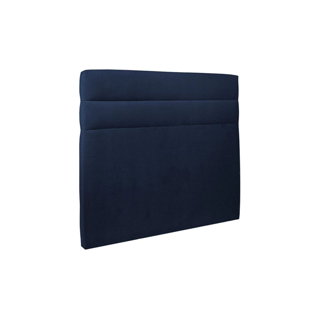 Letto 150x190 cm con testiera in linea - Tessuto velluto