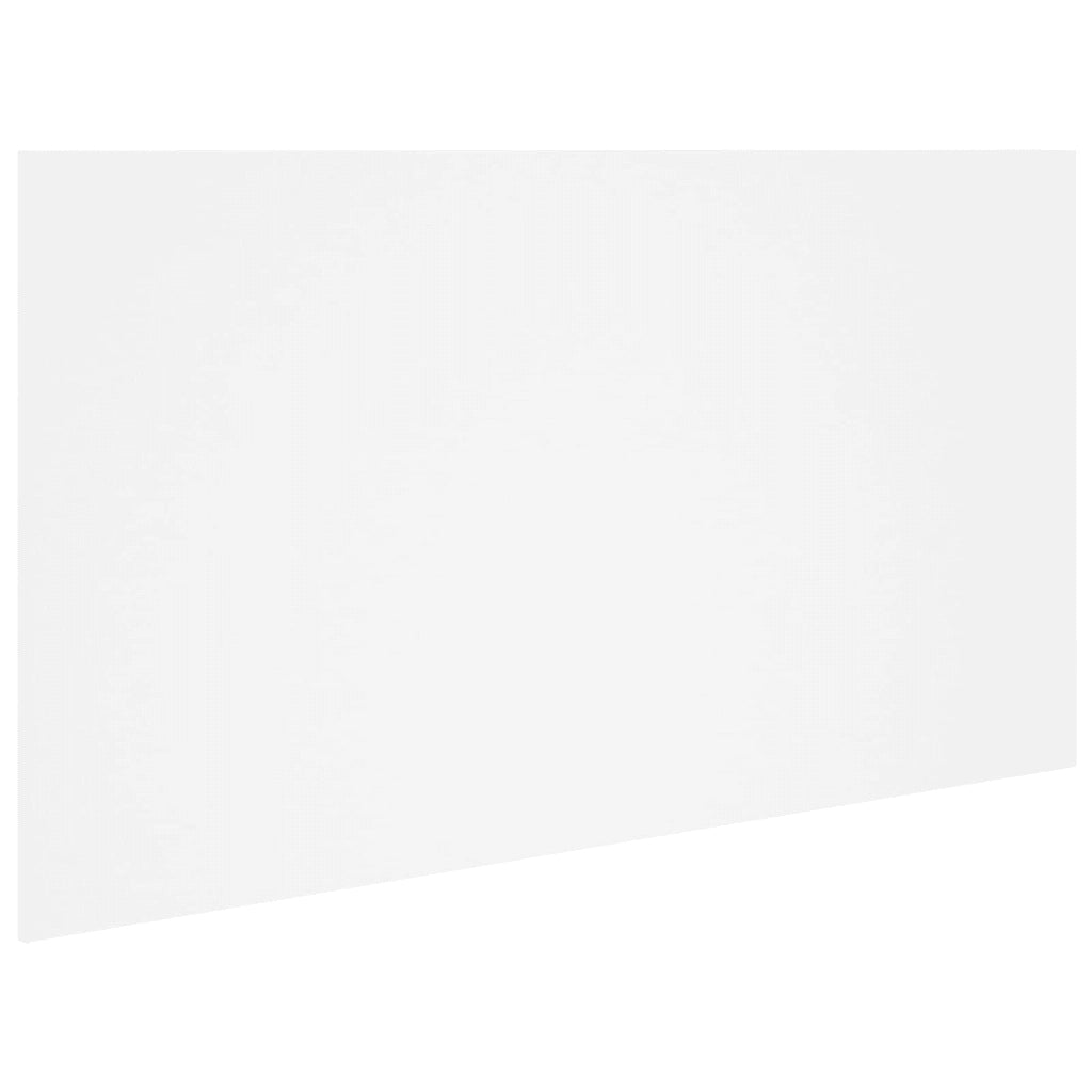 Testiera per Letto Bianca 160x1,5x80 cm in Legno Multistrato