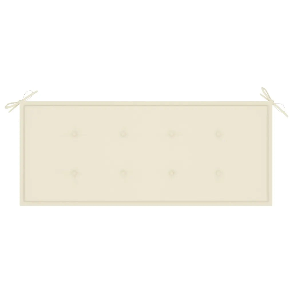 Panchina da Giardino | Panca da Giardino con Cuscino 120 cm in Bamb¨´