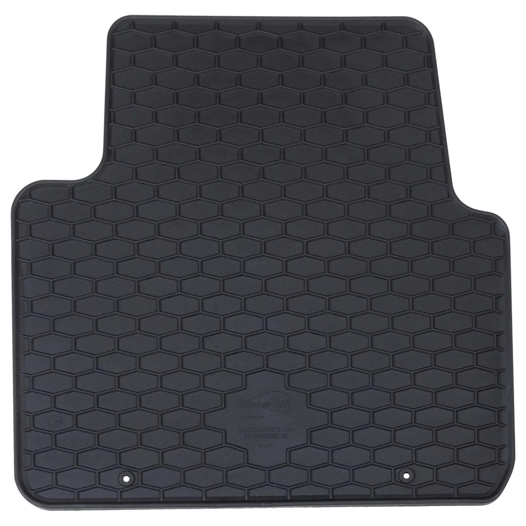 Tappetino per Auto 4 pcs Nero Gomma 42029150