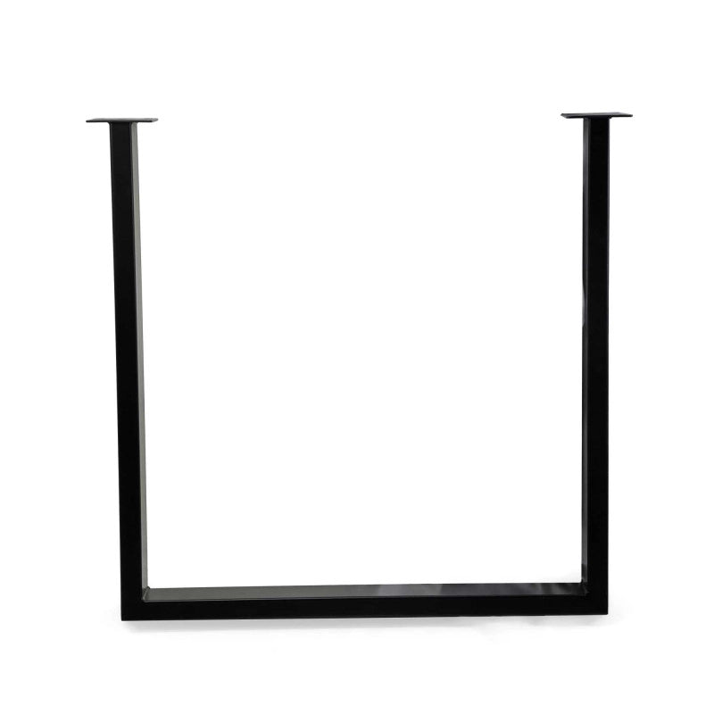 Base Tavolo Metallo Canberra Doppia Nero Cm 75x8h70