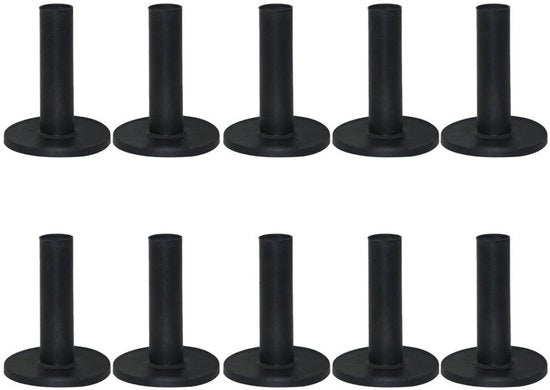 Accessori da Golf - Tee in Gomma 10 Stuks - Misura 58/68/85 mm - Accessori per il Campo da Golf - Ideali per il Driving Range - Materiale Sostenibile - Per Palline da Golf