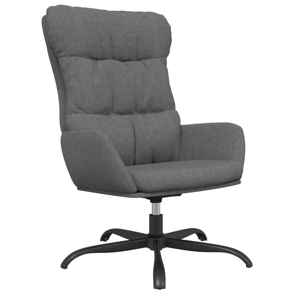 Poltrona Relax Grigio Chiaro in Tessuto 341176