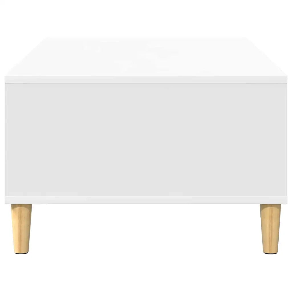 Tavolino da salotto Bianco 102 x 55 x 35 cm Legno multistrato 876189