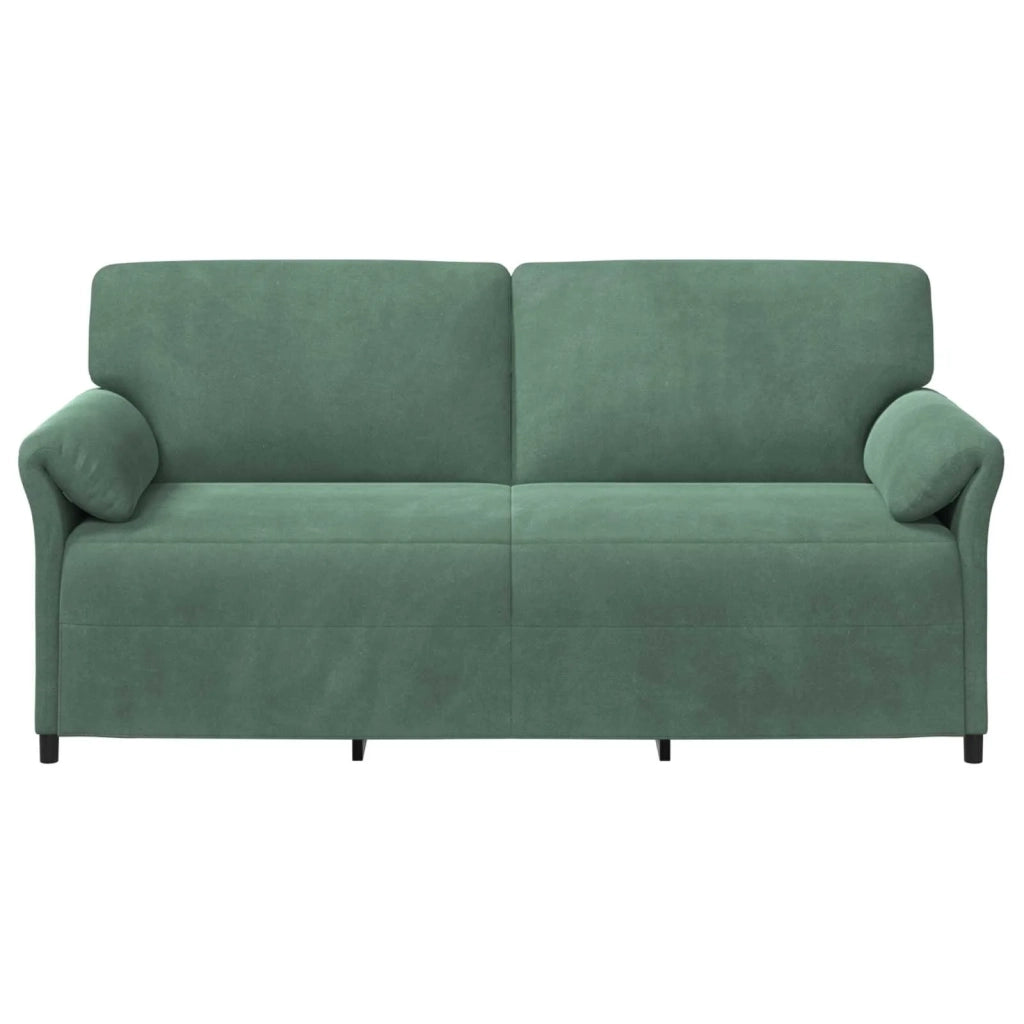 Divano 3-Persone Verde Mare 198 x 83 x 95 cm Velluto 42033978