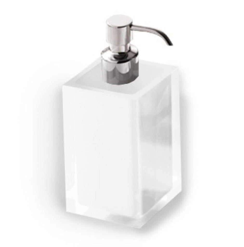 Dosasapone Rainbow Bianco Pompetta Metallo S - Gedy