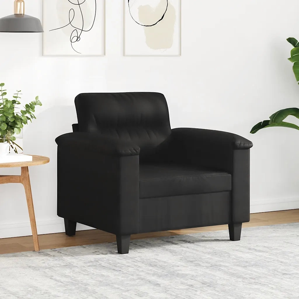 Poltrona Nera 60 cm in Microfibra 359552
