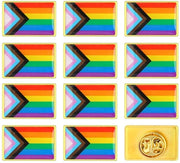 Set di Badge - Pinne Arcobaleno - 12 pezzi
