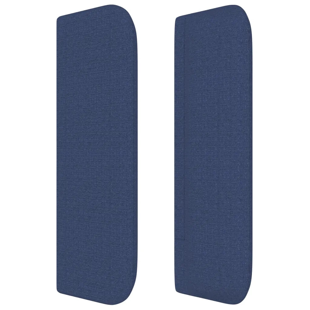 Testiera ad Orecchio Blu 163x16x78/88cm in Tessuto 3118780