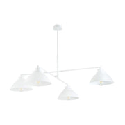 Lampadario da soffitto Maverick 4 luci bianco Emibig