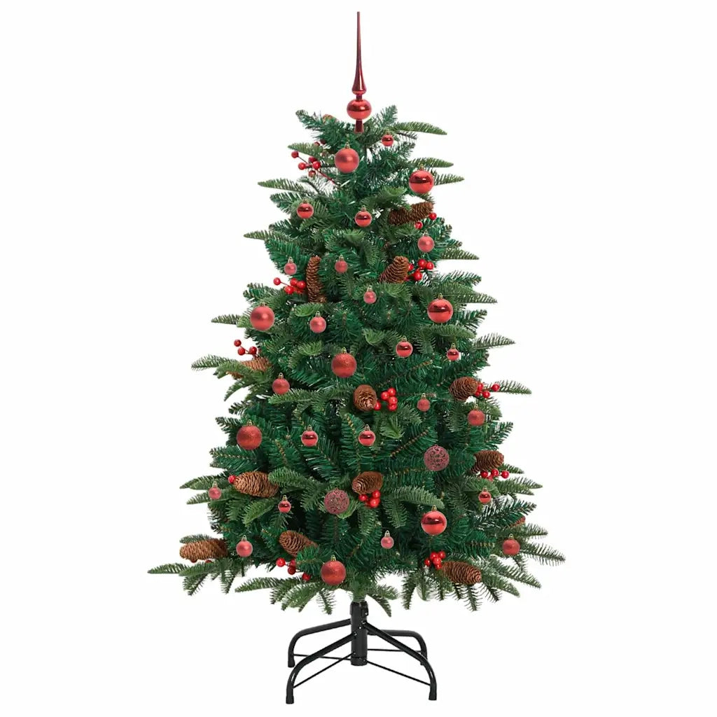 Albero di Natale artificiale con 150 LED Verde 150 cm 3395541