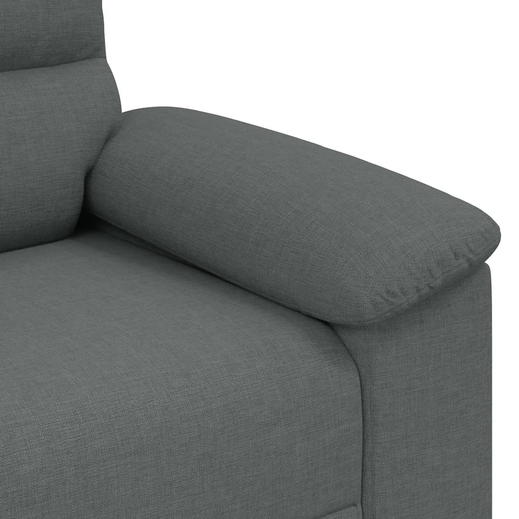 Divano a 2 Posti-Sofa 2 Posti Grigio Scuro 120 cm in Tessuto 377146