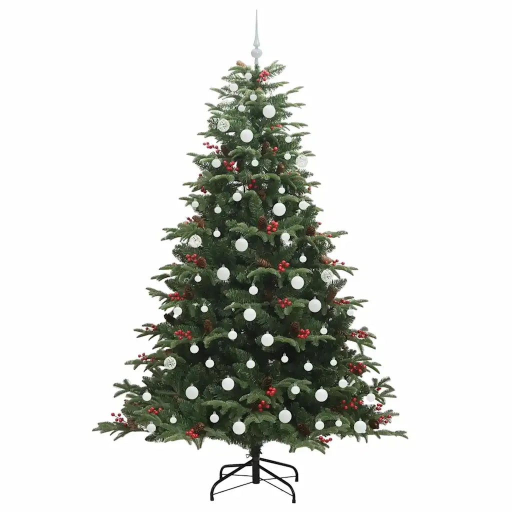 Albero di Natale artificiale con 300 LED Verde 210 cm 3395562