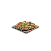 Tagliere da Cucina 29,5x23 cm In Legno e Acciaio Giusto