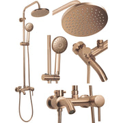 Set Doccia Rea Luis Brush Copper