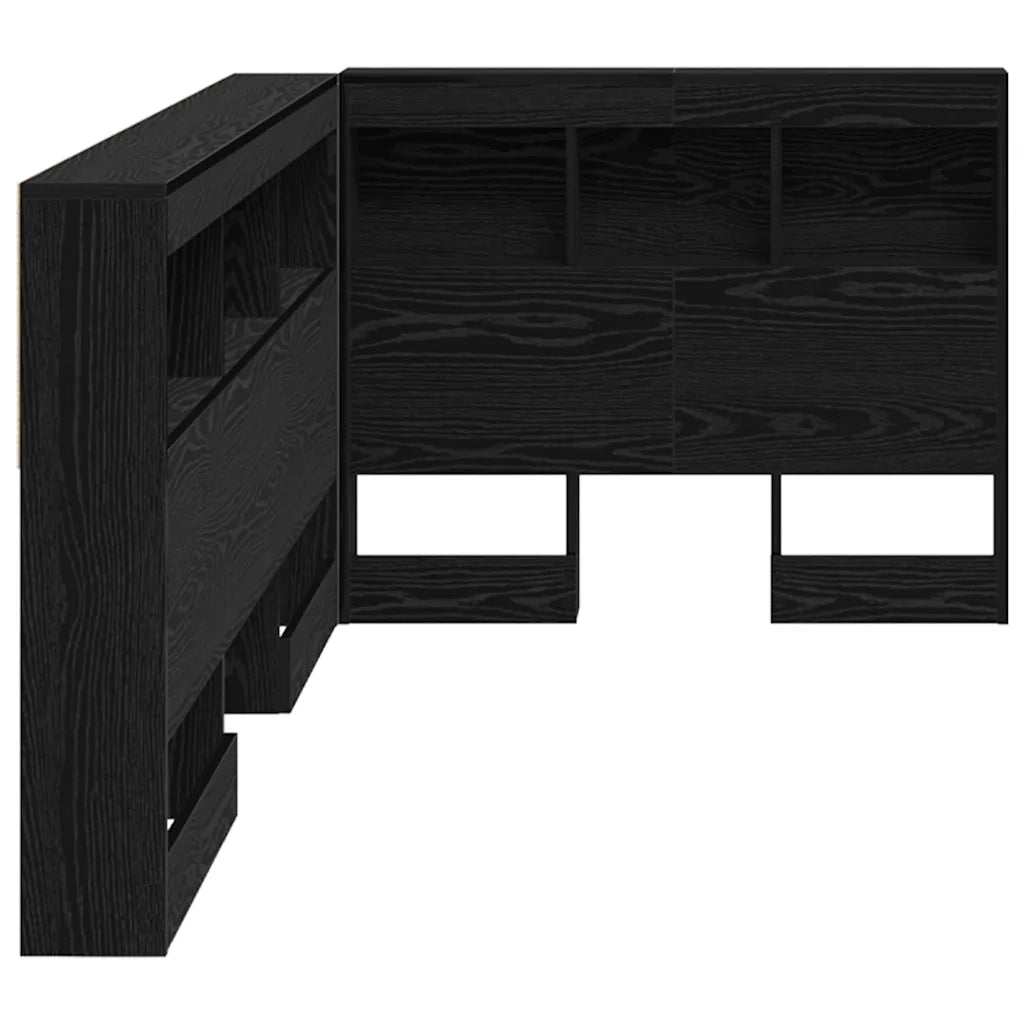 Testata contenitore Rovere Nero 80 cm Legno multistrato 3335446