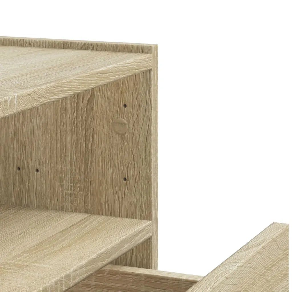 Comodino a Muro Rovere Sonoma 45x30x35 cm 848315