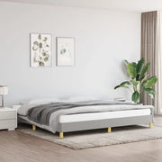 Giroletto senza Materasso Grigio Chiaro 200x200 cm Tessuto 346842