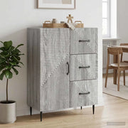 Credenza Grigio Sonoma 66 x 34,5 x 89,5 cm Legno ingegnerizzato 894861