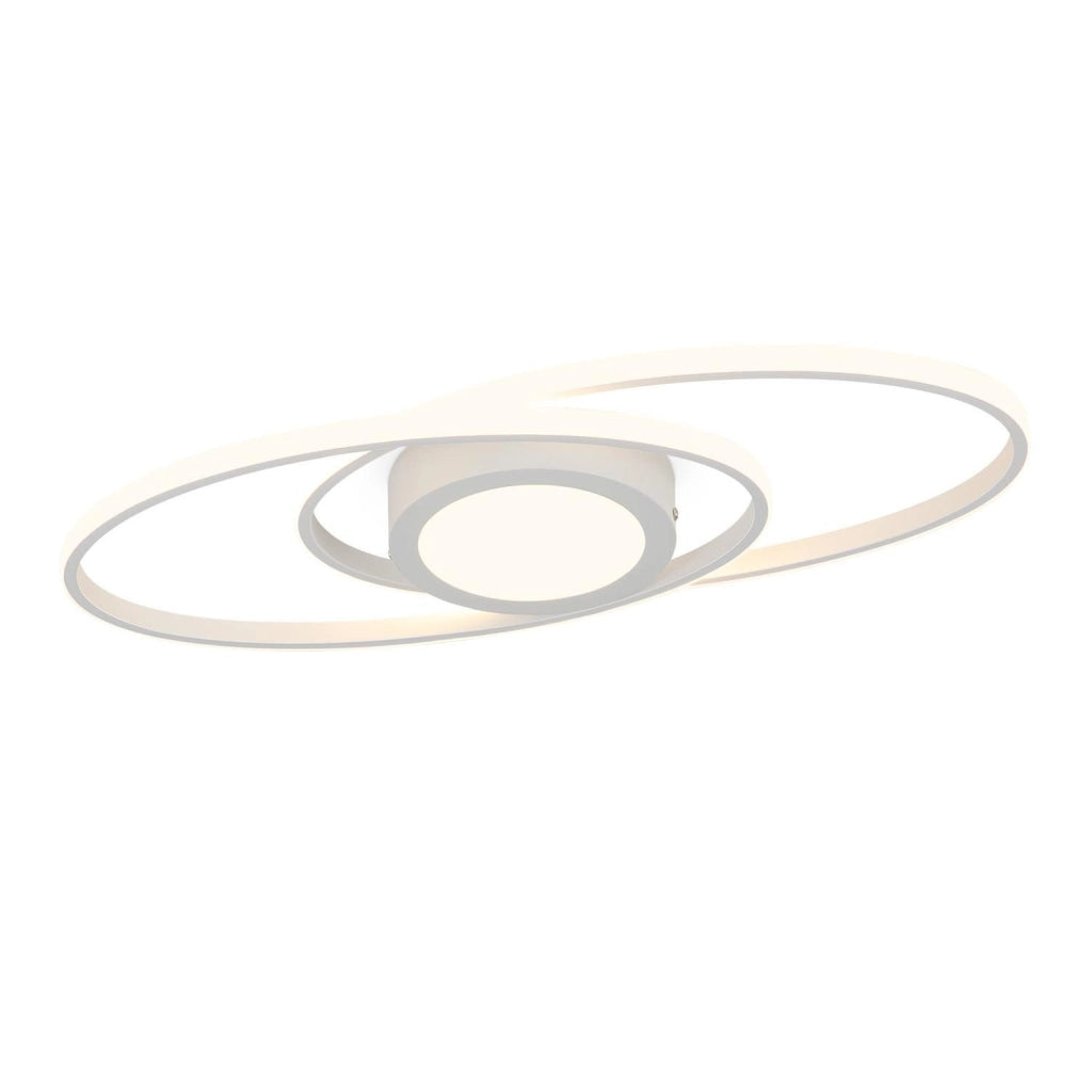 ZMH Lampada da soffitto plafoniera LED moderna dimmerabile 48W telecomando per corridoio