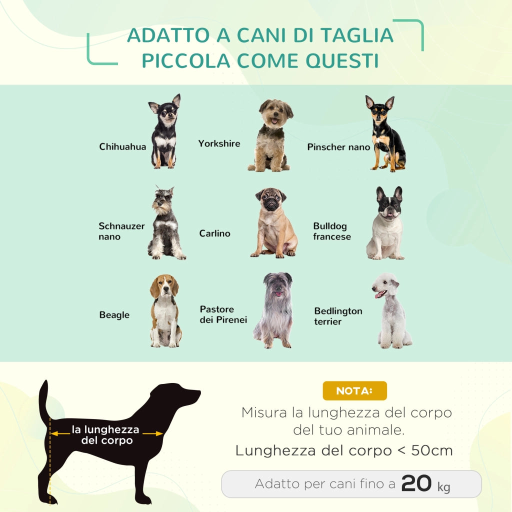 Letto per Cani ¨C Minimal ¨C Blu, Tessuto Oxford e Metallo, 76x61x18 cm