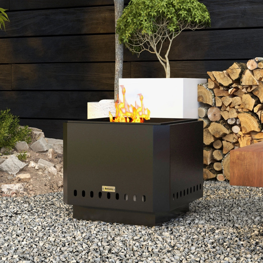 Braciere da giardino ¨C Minimal ¨C 48x48x41 cm nero