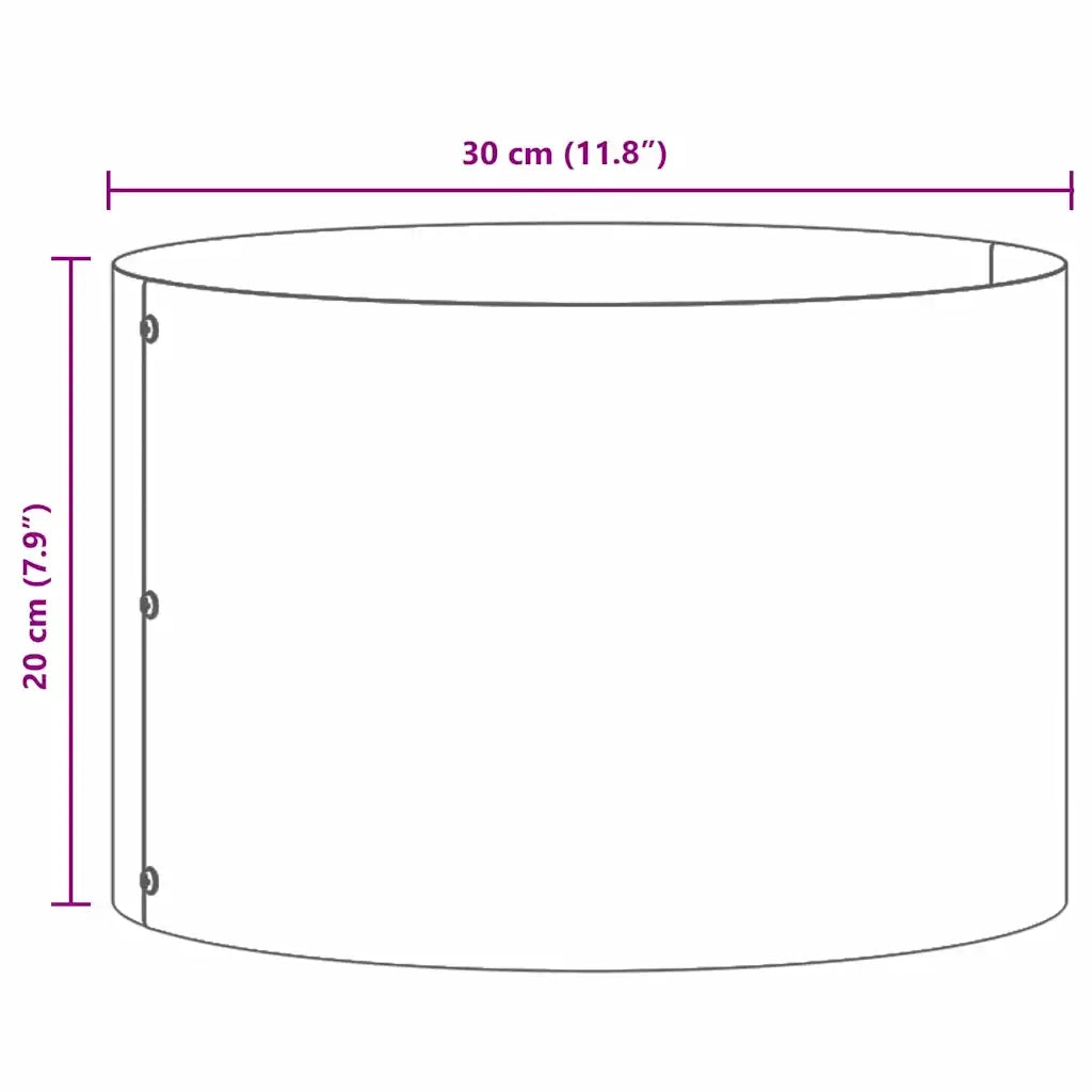 Anello per vaso-Supporto per Vaso Bianco 30 x 30 x 20 cm