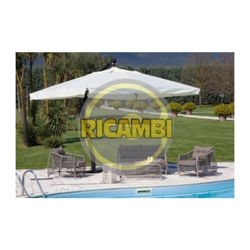 R STECCA P/OMBRELLONE DEC ALL NERO 20X30MM 246CM