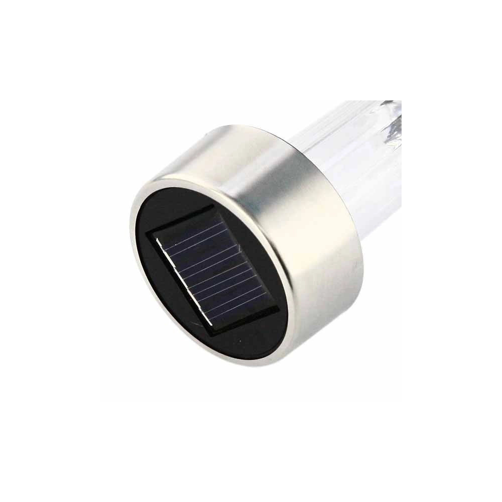 Trade Shop - Lampade Da Giardino Con Ricarica Solare Paletti Solari A Led Luce Bianca Fredda -