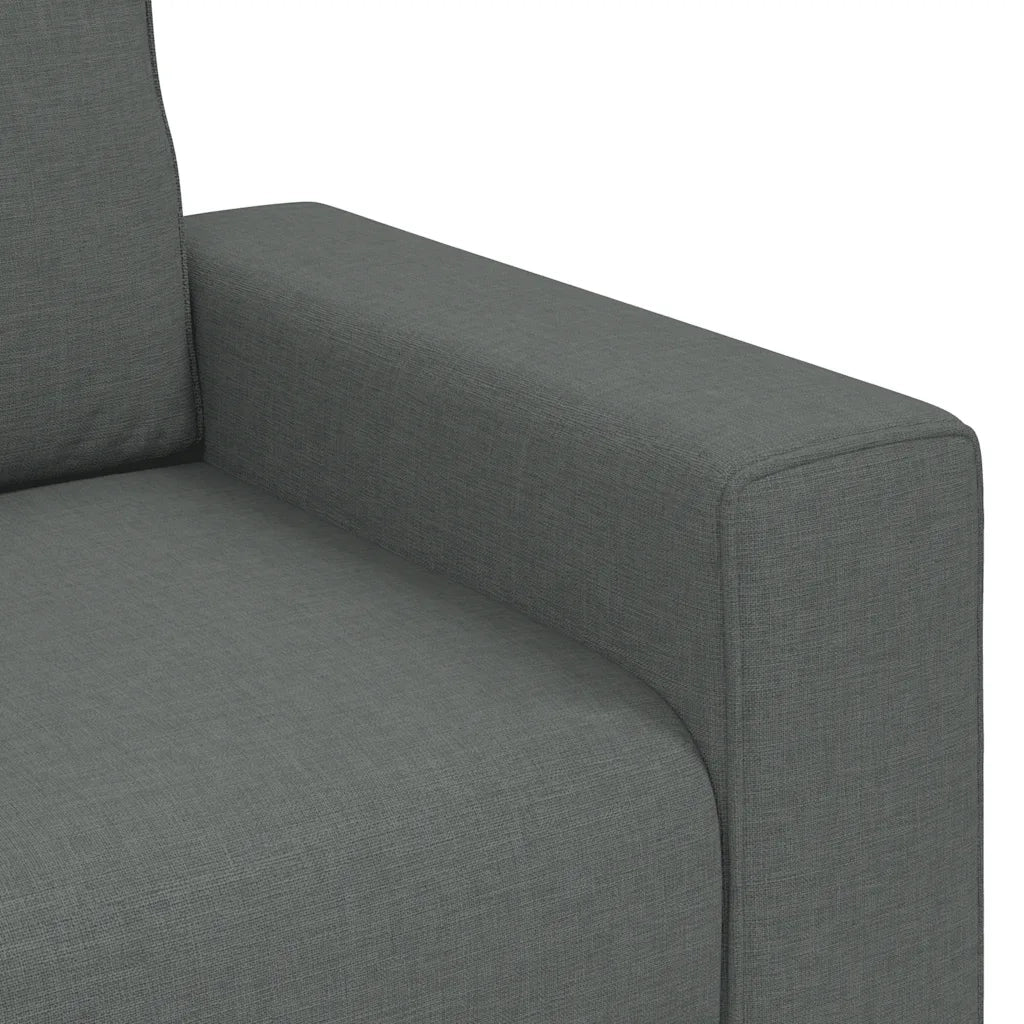 Divano a 2 Posti-Sofa 2 Posti Grigio Scuro 120 cm in Tessuto 413582