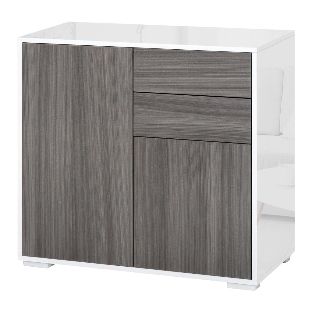 Armadio con ante e cassetti ¨C Minimal ¨C Bianco 79x36x74 cm