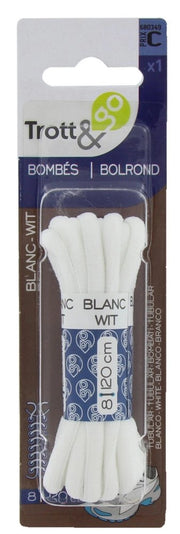 1pz lacci bombati bianchi cm 120 1 paio cod:ferx.92175