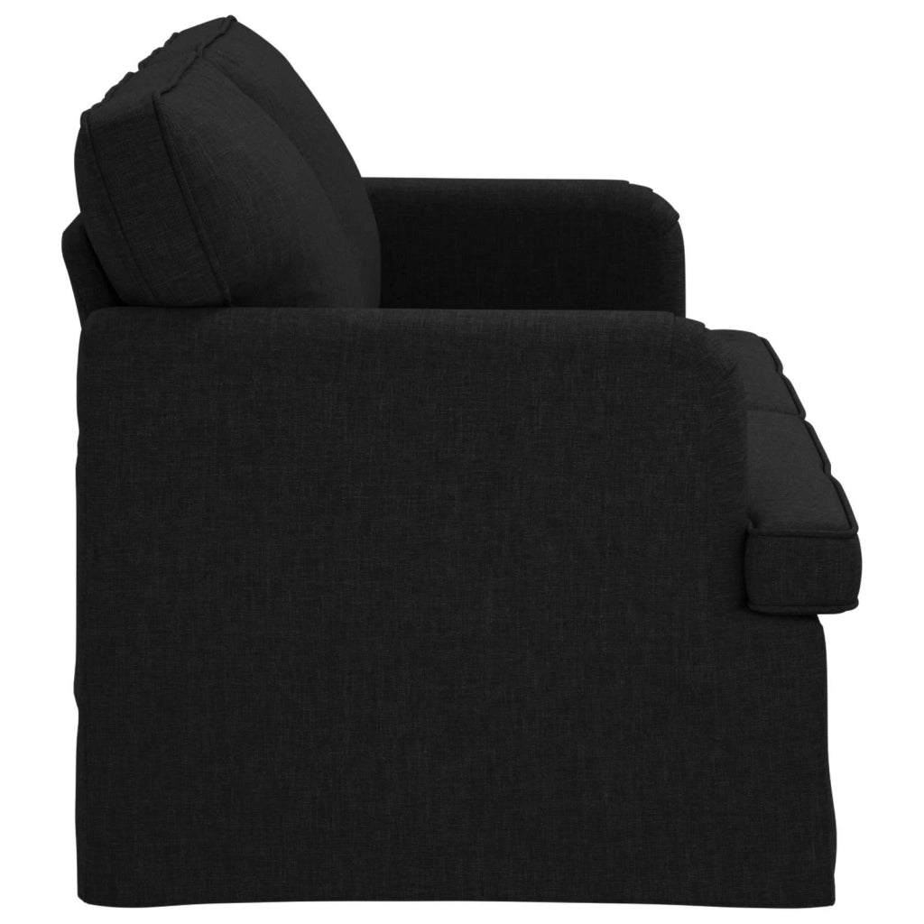 Divano | Divano da soggiorno | Sofa Nero 162 x 80 x 85 cm Tessuto