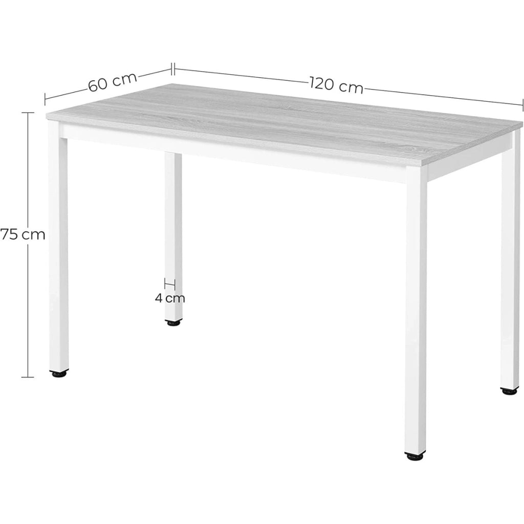 Tavolo Tessa in stile industriale rustico 120x60 cm
