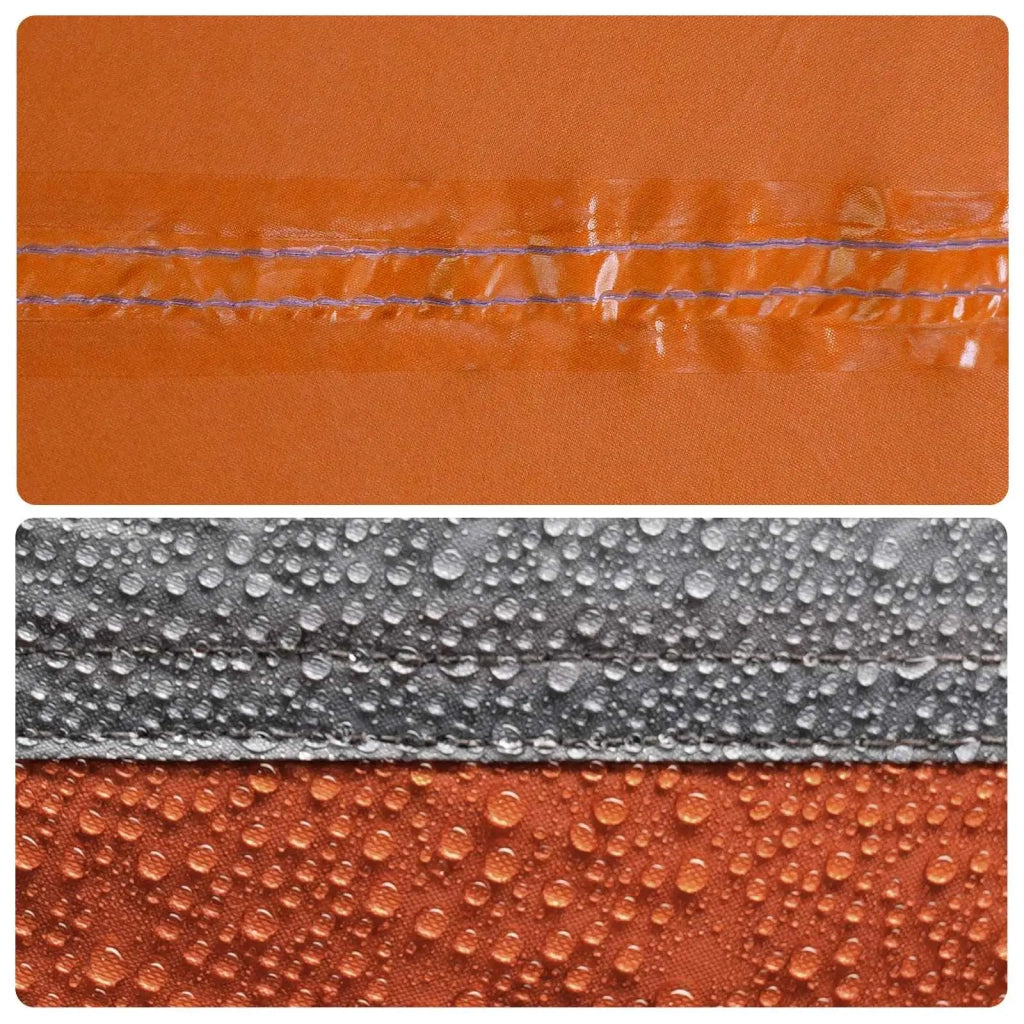 Tenda a tunnel Grigio e arancione 520 x 260 x 175 cm 42017405