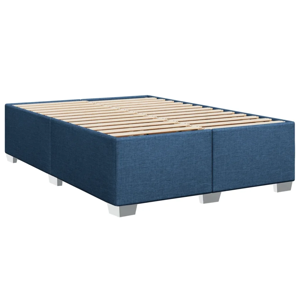 Giroletto a Molle con Materasso Blu 140x200 cm in Tessuto 3290517