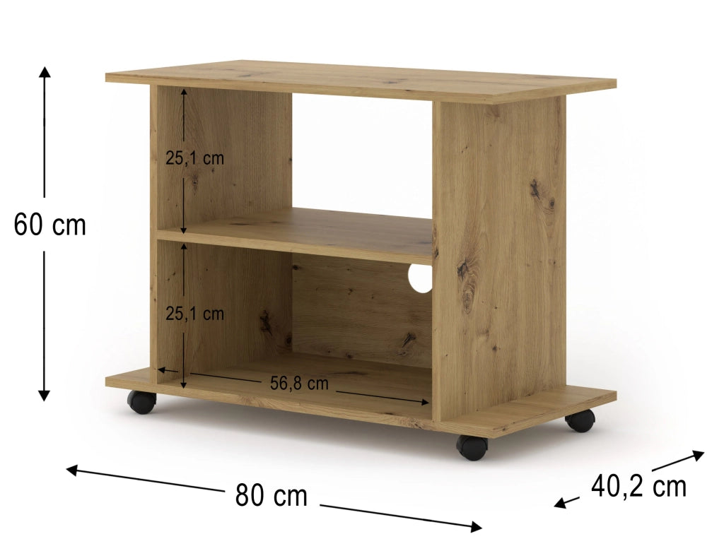 MOBILE TV YOGI ARTISAN OAK