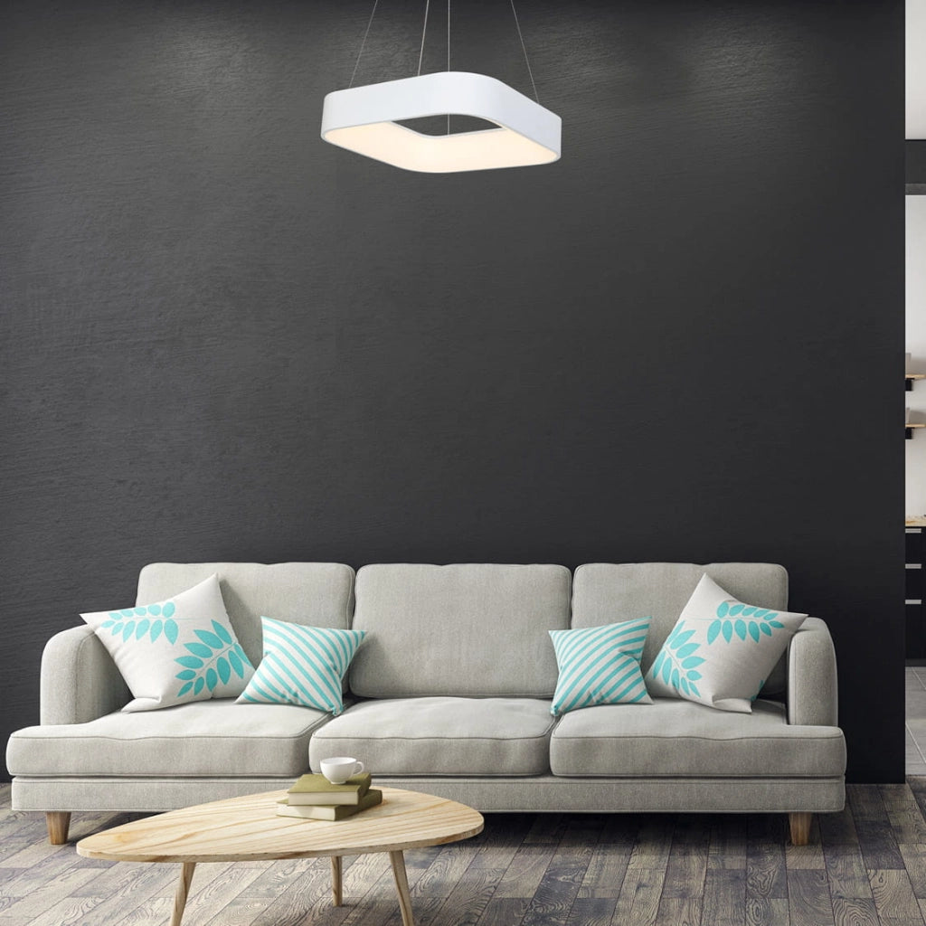 Lampada a sospensione Milagro Astro LED 24W bianca 50cm