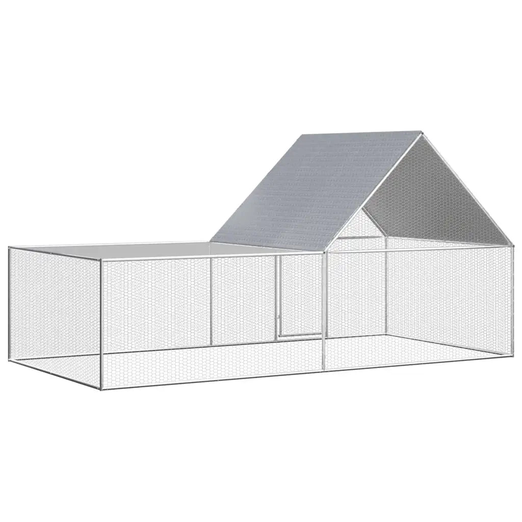 Pollaio 4x2x2 m in Acciaio Zincato CFW9008291