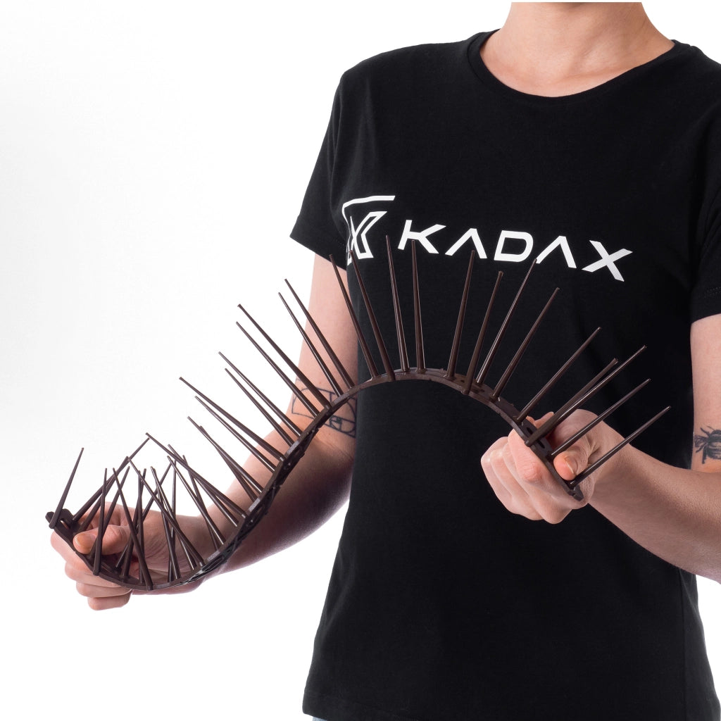 KADAX Punte anti-uccelli in plastica, alte 11,64 m, sicure, 24 pezzi
