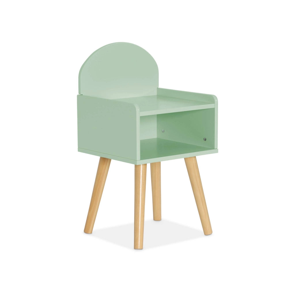 Comodino per bambini, verde